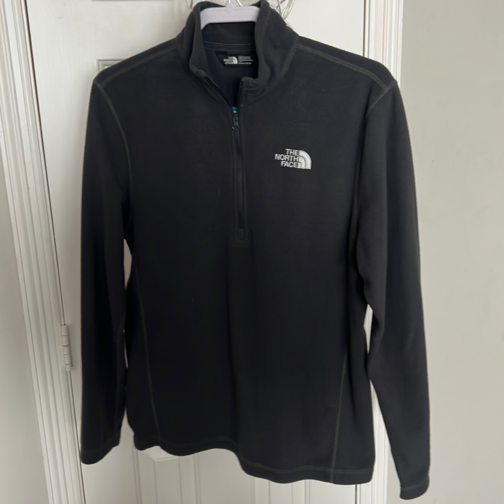 The North Face fleece quarter-zip pullover